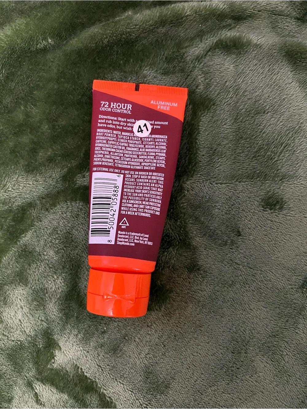 Whole Body Unisex Deodorant Invisible Cream - Bourbon Leather